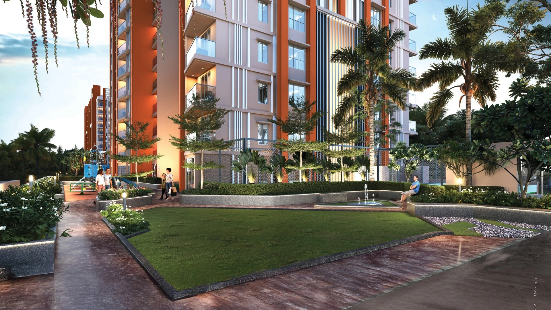 Krisala Avanti Podium Landscape and Wellness Amenities